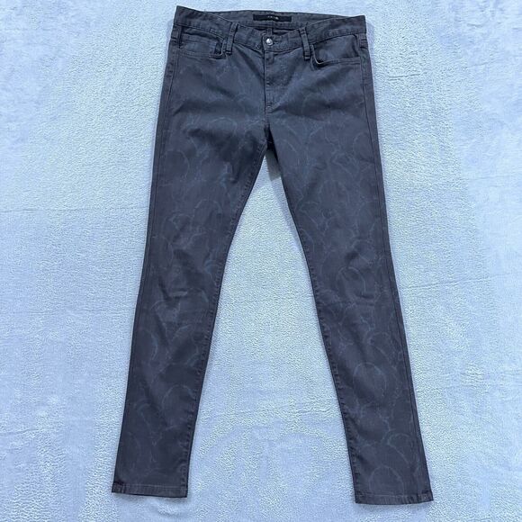 Joe's Skinny MADE In USA Jeans 31‎ Aztec Print Burgundy  Mid Rise Women's - Picture 1 of 10